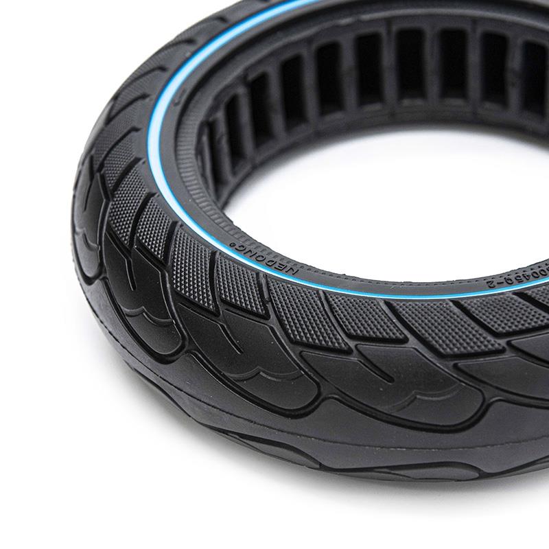 PNEU PLEIN ULTRA LEGER|10x2,5-6,1 B44 - ligne bleue