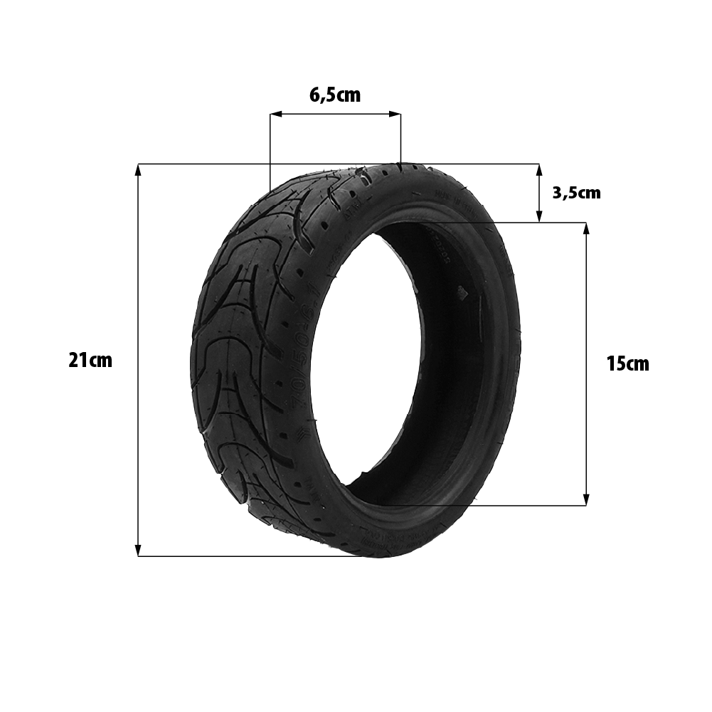 PNEU TUBELESS Dualtron|Mini Pop Togo Aminia Dolphin 70/50-6.1