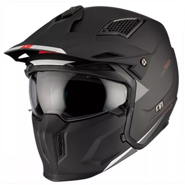 CASQUE TRIAL MT Streetfighter SV Uni Noir Mat