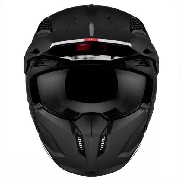 CASQUE TRIAL MT Streetfighter SV Uni Noir Mat