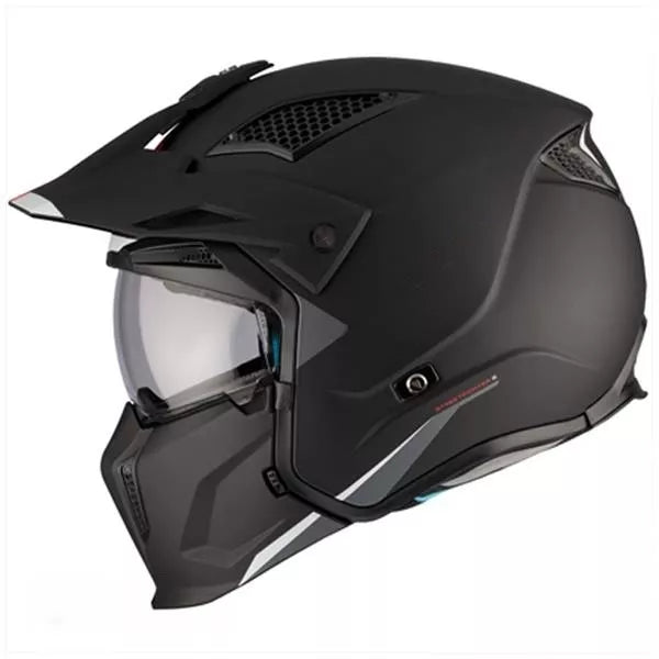 CASQUE TRIAL MT Streetfighter SV Uni Noir Mat
