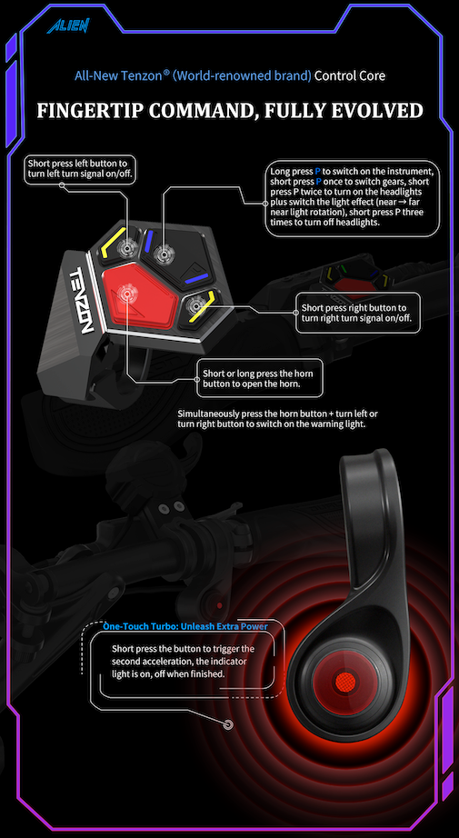 ALIEN SONIC|Trottinette électrique Dualtron