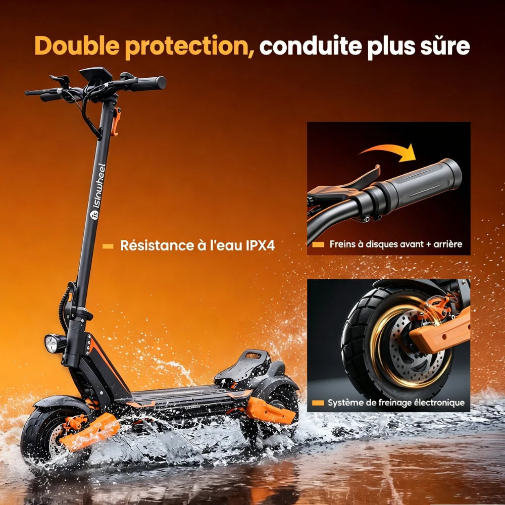 ISINWHEEL® GT1 DUAL｜Trottinette électrique
