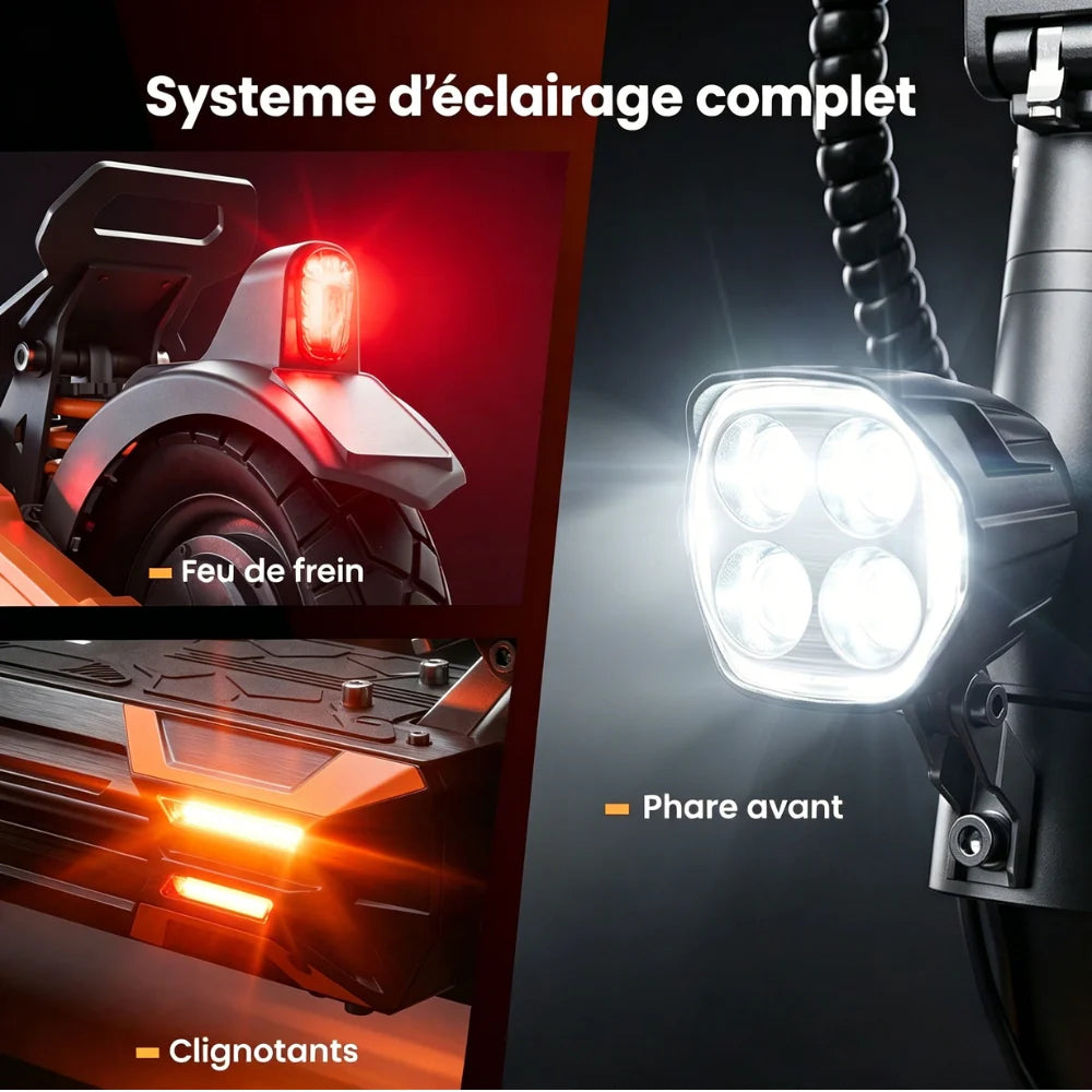 ISINWHEEL® GT1 DUAL｜Trottinette électrique