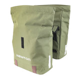 SACOCHE ARRIERE VELO DOUBLE NEWTON FIXATION SANGLES SUR PORTE BAGAGE