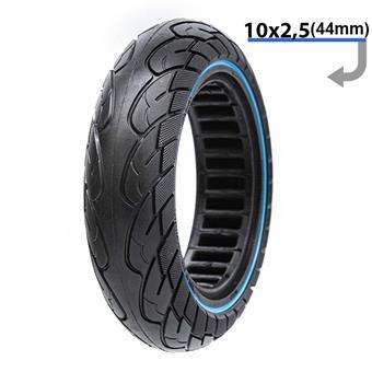 PNEU PLEIN ULTRA LEGER｜10x2,5-6,1 B44 - ligne bleue