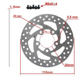 DISQUE DE FREIN DV5-2 110mm 5H｜Xiaomi Essential et 1S