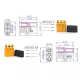 CONNECTEUR MR30｜Lot de 10 - Amass
