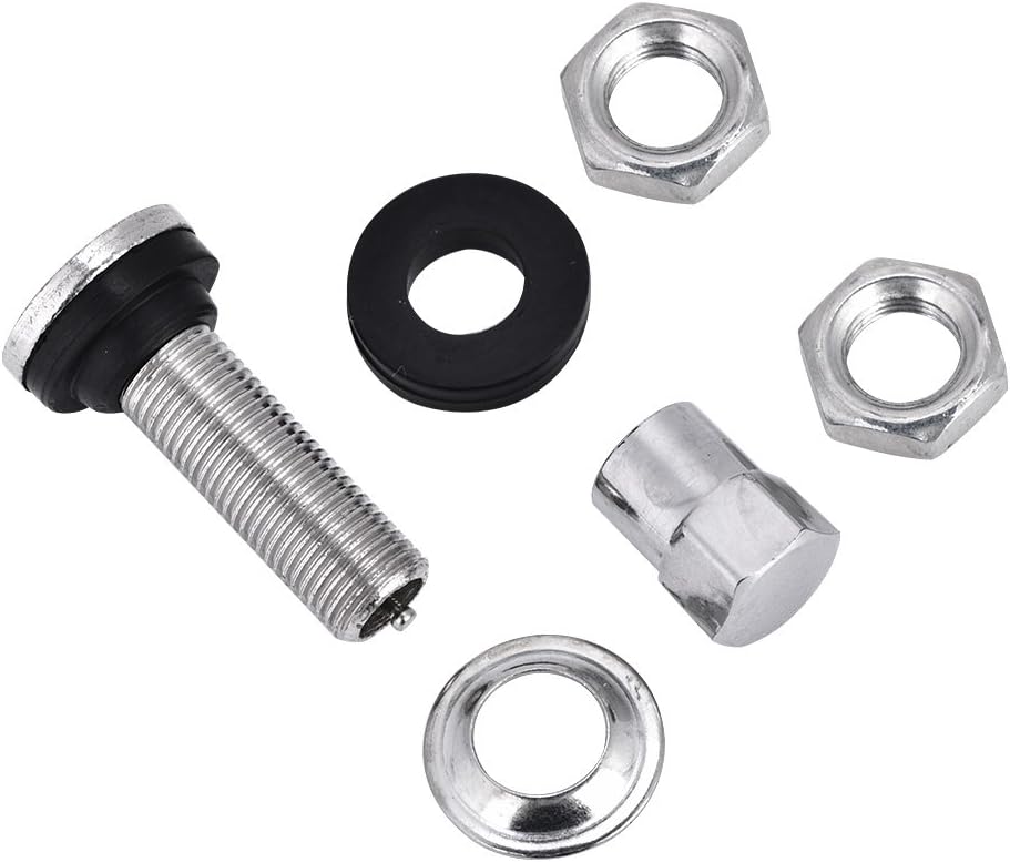 VALVE ACIER tubeless Droite｜Pour trottinette électrique