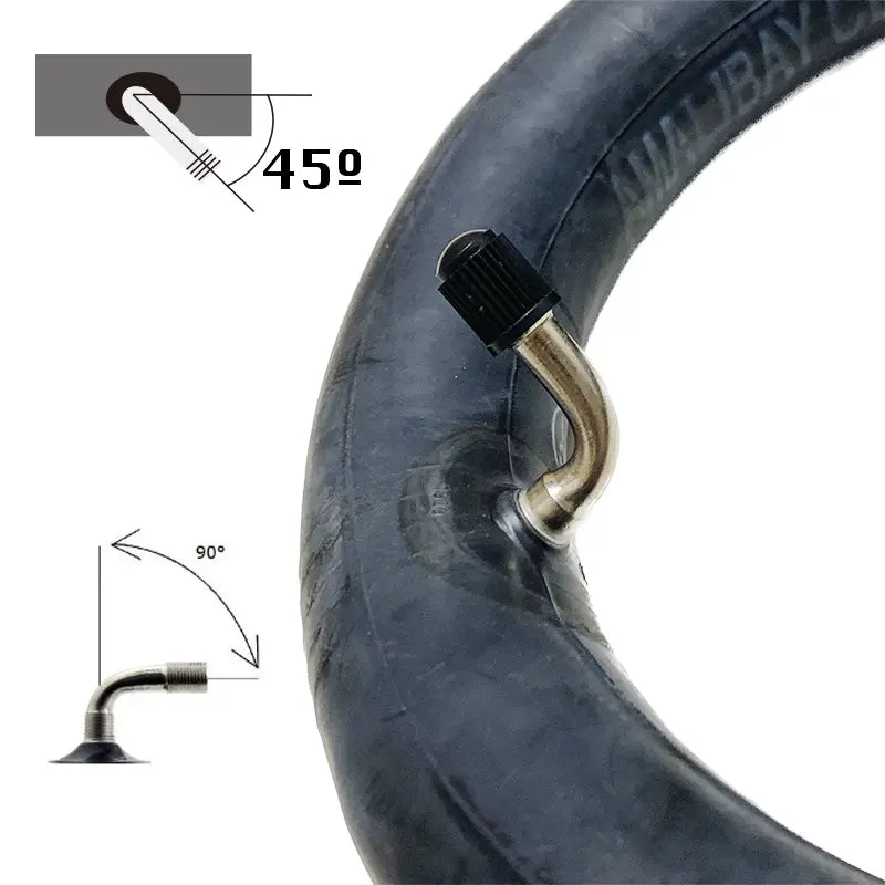 CHAMBRE À AIR renforcée 10×2.125｜valve 45º 90º