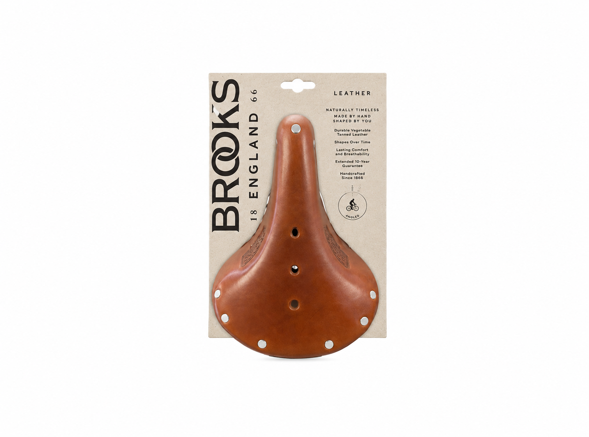 SELLE DE VELO EN CUIR - vintage