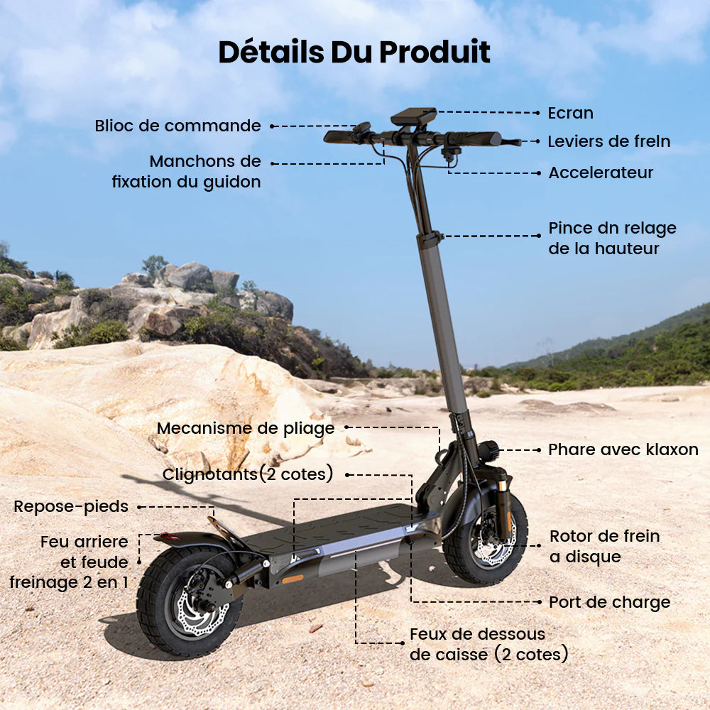 W9 iScooter｜Trottinette Électrique