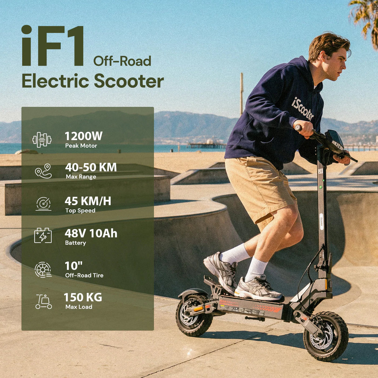 iF1 iScooter｜Trottinette Électrique