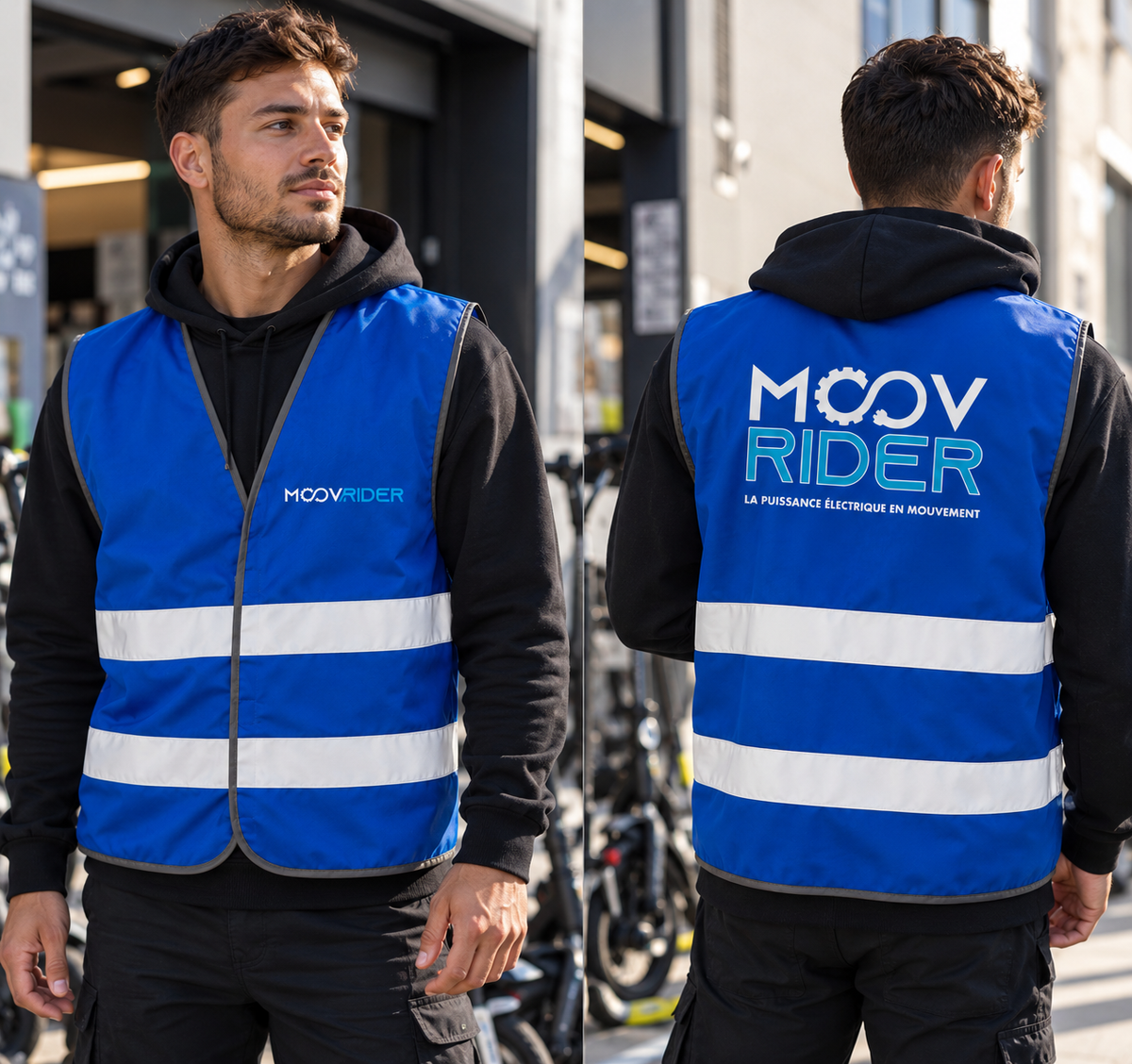GILET FLUO de sécurité Moovrider