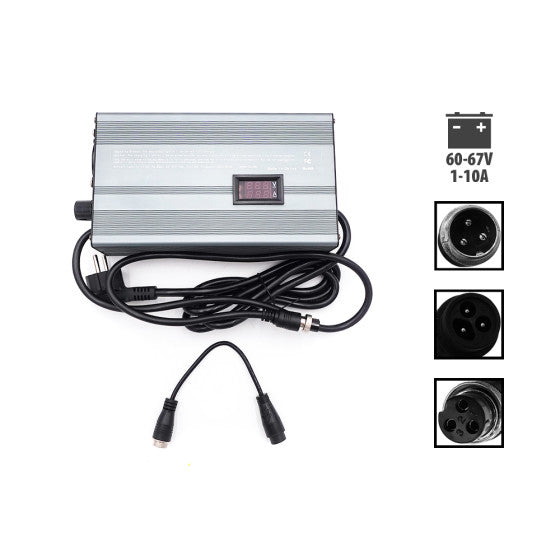Chargeur rapide 60V – 67V / 1-10A + Adaptateur LP-16
