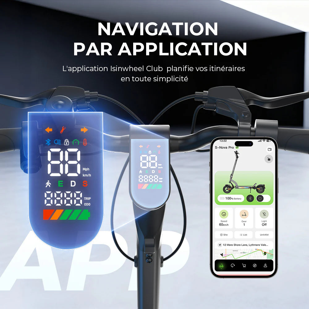 ISINWHEEL® S-NOVA Pro｜Trottinette Électrique